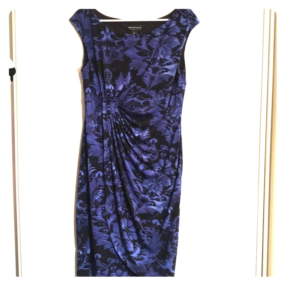 Pre-owned Connected Apparel purple sleeves dress